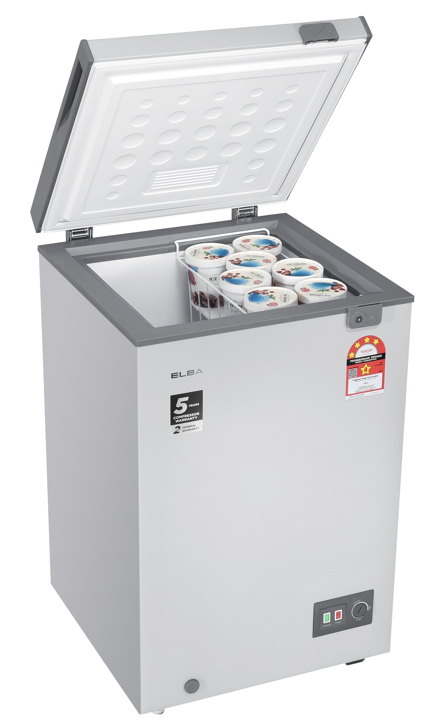 130L Chest Freezer EF-R1380(GR)