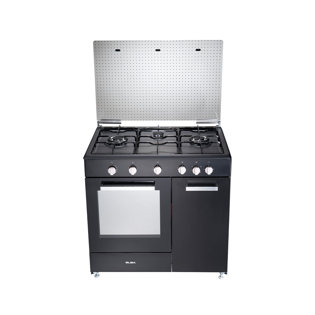 90cm Gas Cooker with Gas Oven EGC-C9703G(BK) 70L Oven Capacity