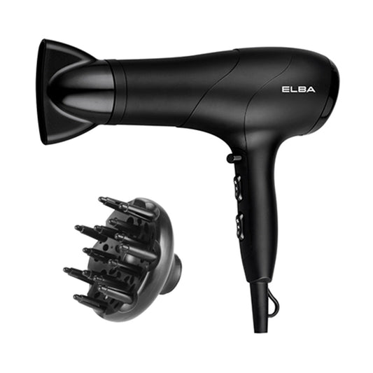 Hair Dryer EHD-G2037(BK) - 2speeds Control, 3 Heat Settings - Black (1800W-2000W)