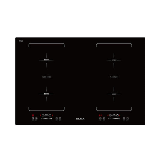 Built-in Flexi Induction Cooker EIC-K7094FZ(BK) 4 Cooking Zones, Flexi Slide Function, Schott Ceran® Glass