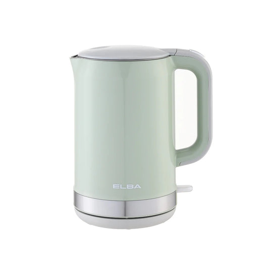 Jug Kettle FORESTA EJK-S1784SS(GN) - Stainless Steel Safe Cool Touch Surface Green (1.7L/1500-1800W)