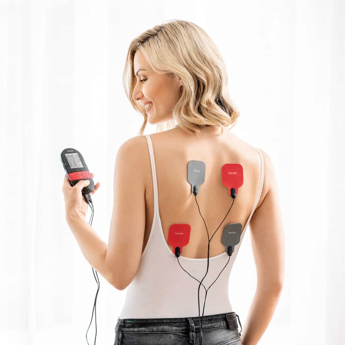 EM 59 TENS EMS with Heat - 4 electrodes
