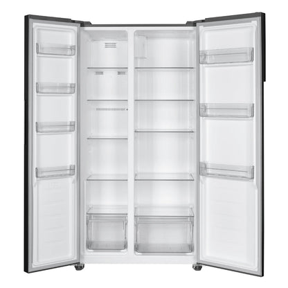 530L Side-by-Side Refrigerator ESR-R5338IN(GR) Dual Inverter Compressor, Total No Frost Technology, Anti-Bacteria and Deodorization, Sensor Touch Control Panel, 12 Years Warranty