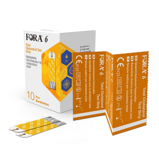 Gold Strip for total Cholestrol, 10 pcs/foil/box