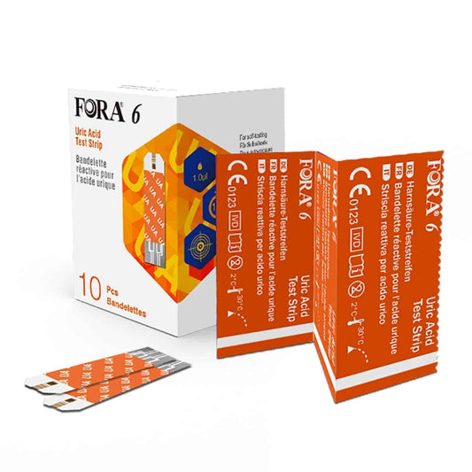 Gold Strip for Uric Acid, 10 pcs/foil/box
