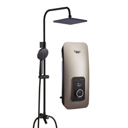 RUBINE RWH-CE521D-MRSB Cetus Instant Water Heater - Sand Black / Champagne Gold / Iron Grey