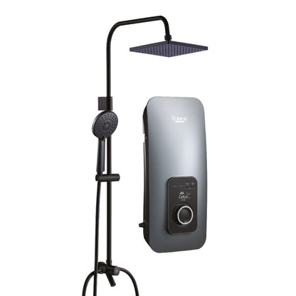 RUBINE RWH-CE521D-MRSB Cetus Instant Water Heater - Sand Black / Champagne Gold / Iron Grey