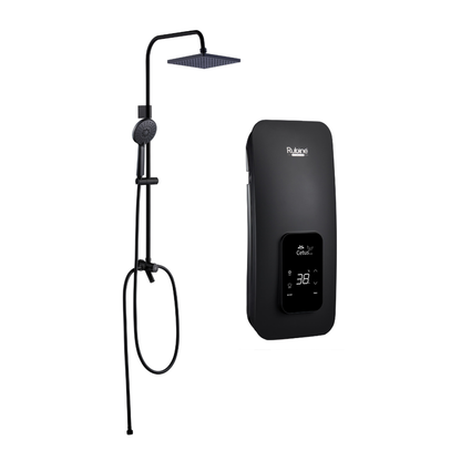 RUBINE CETUS DIGITAL SERIES DC PUMP CED541D-MRSB  - Sand Black / Champagne Gold / Iron Grey