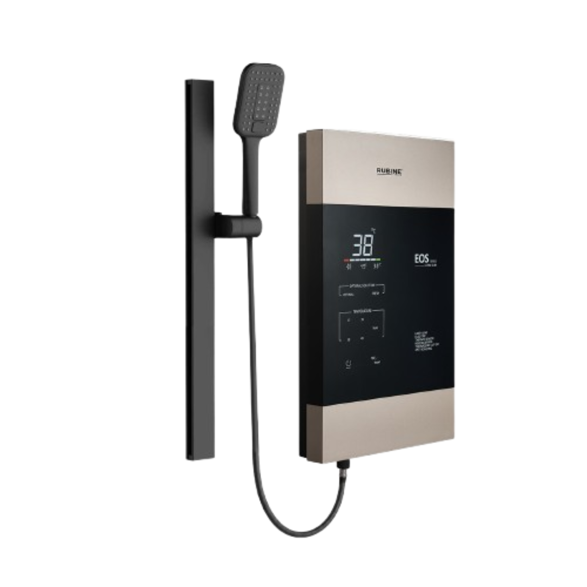 RUBINE EOS ULTRA SLIM NON-PUMP RWH-EOS160N-MPM / MCG - PEWTER METALLIC / CHAMPAGNE GOLD