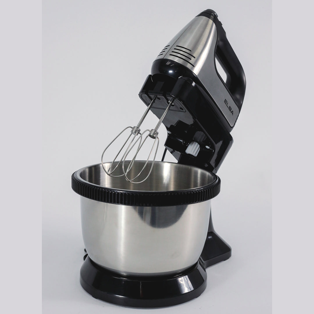 Stand Mixer ESMB-M3436(SS) - 5-speeds, Turbo Function, Auto Rotating Stand Bowl, Stainless Steel (3.4L/300W)