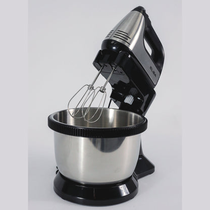 Stand Mixer ESMB-M3436(SS) - 5-speeds, Turbo Function, Auto Rotating Stand Bowl, Stainless Steel (3.4L/300W)