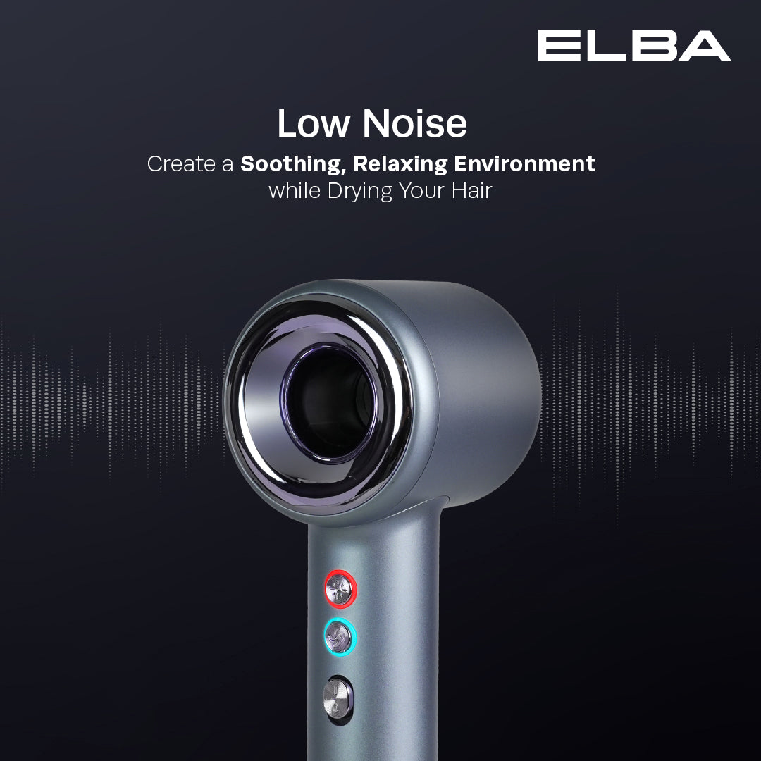 Hair Dryer VOLANTE EHD-Q6663DC(BK) - BLDC Motor, Titanium Grey (1,600W)