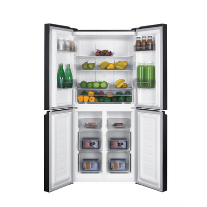 470L Multi Door Refrigerator EMR-R4738IN(GR) Dual Inverter Compressor, Hybrid+ Cooling Function, Anti-Bacteria and Deodorization, Sensor Touch Control Panel, 12 Years Warranty
