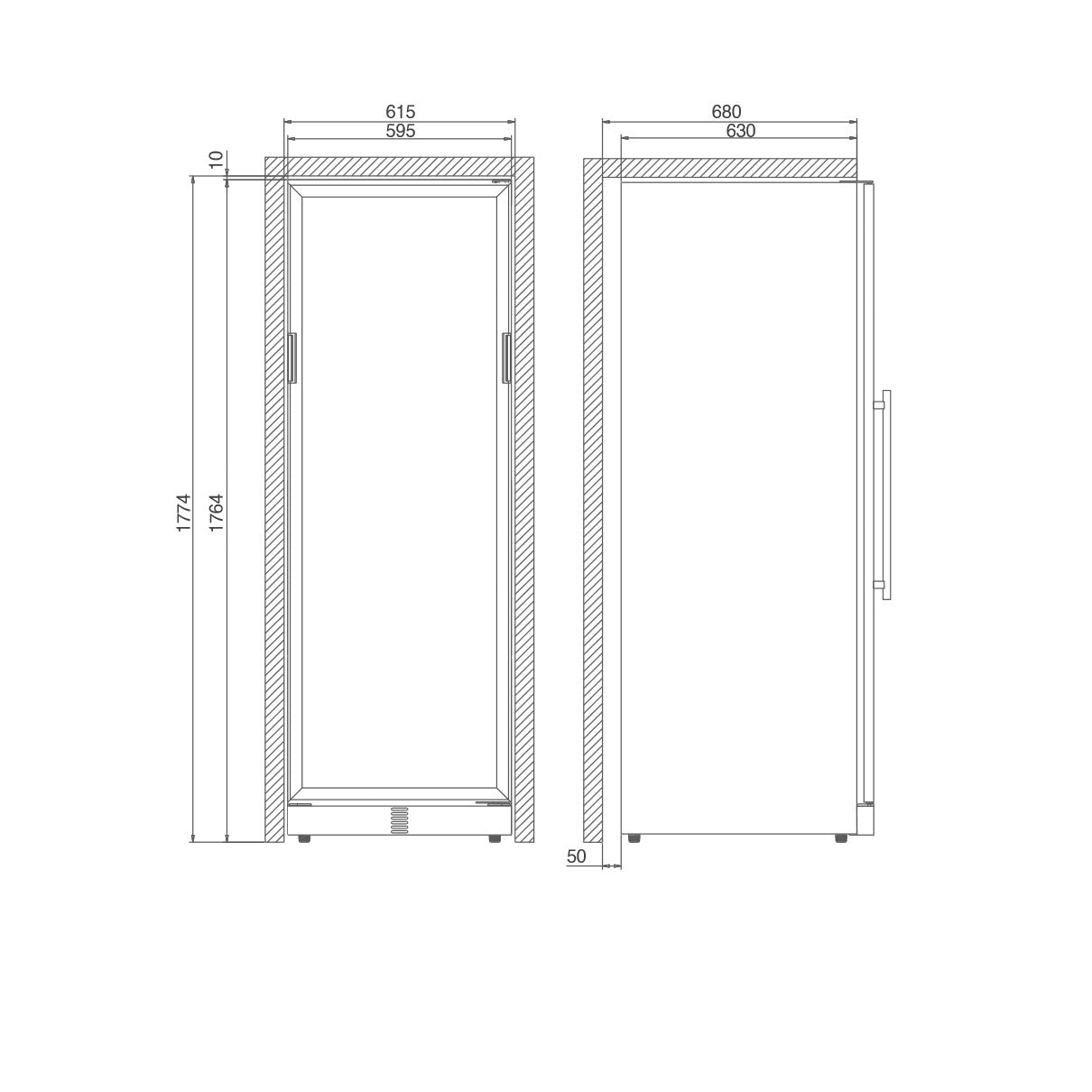 TUSCANI WINE COOLER TSC BELLONA 166 (2 ZONES)