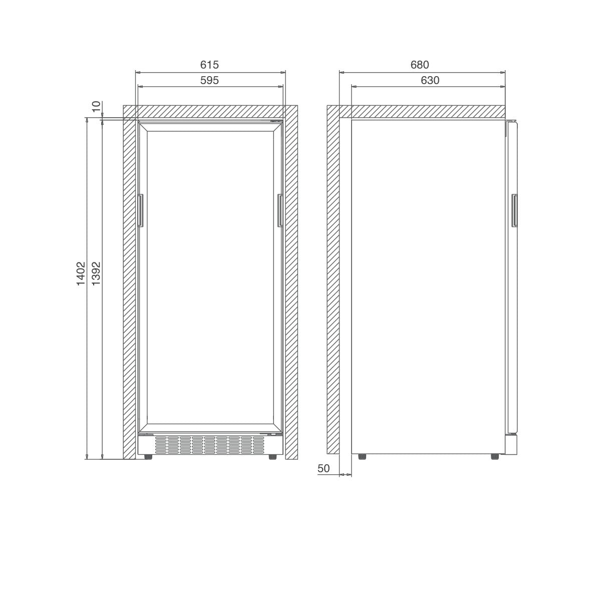 TUSCANI WINE COOLER TSC BELLONA 110 (2 ZONES)