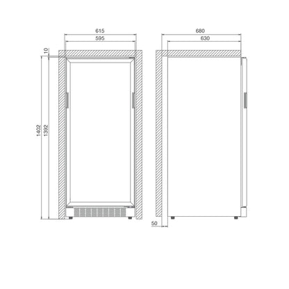 TUSCANI WINE COOLER TSC BELLONA 110 (2 ZONES)