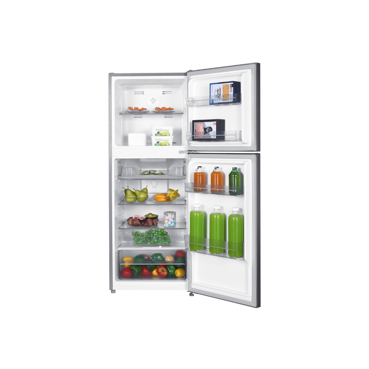 250L Top Mount Refrigerator VERZINO ER-Q2557IN(GR) - Dual Inverter, 12 Years Inverter Compressor Warranty