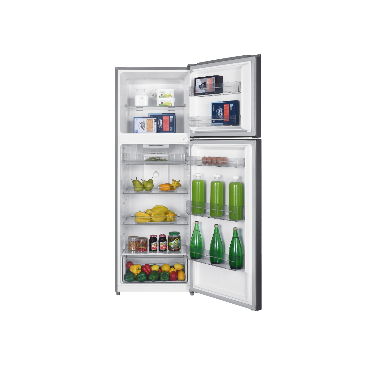 430L Top Mount Refrigerator VERZINO ER-Q4357IN(GR) - Dual Inverter, 12 Years Inverter Compressor Warranty