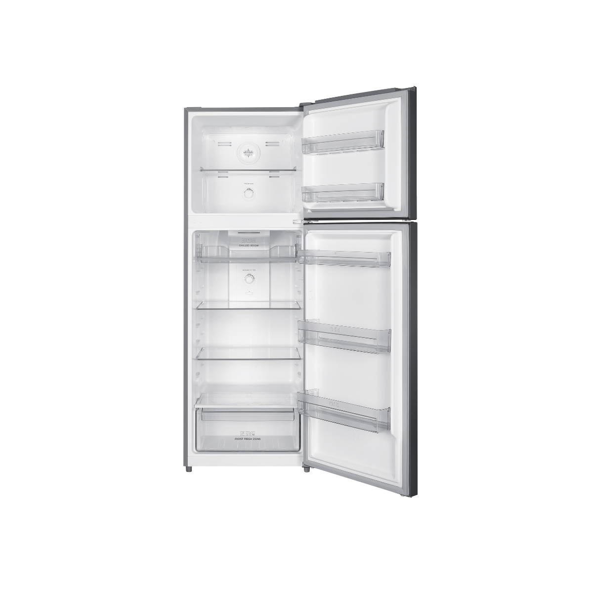 430L Top Mount Refrigerator VERZINO ER-Q4357IN(GR) - Dual Inverter, 12 Years Inverter Compressor Warranty