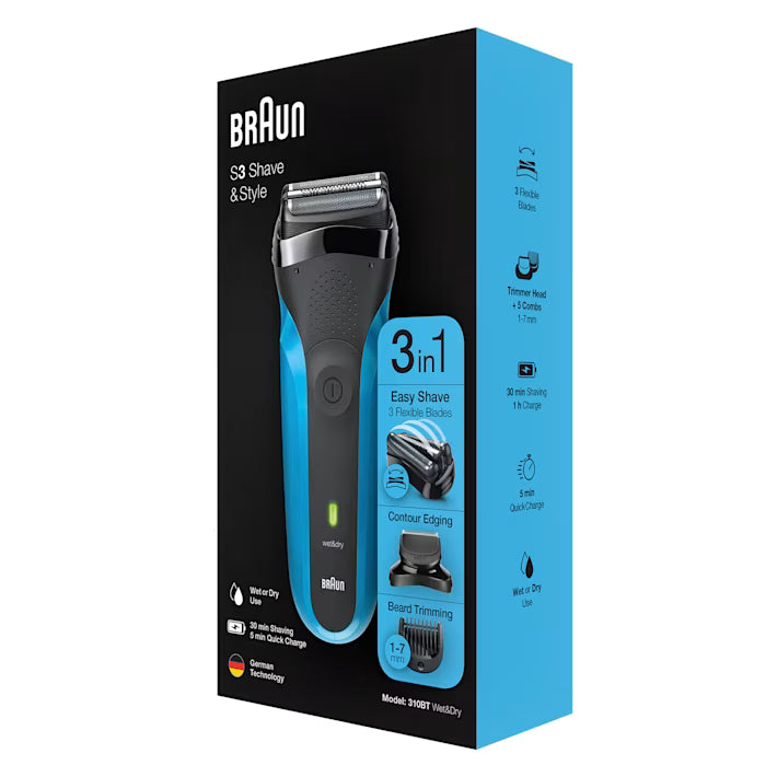 BRAUN SHAVER 310BT