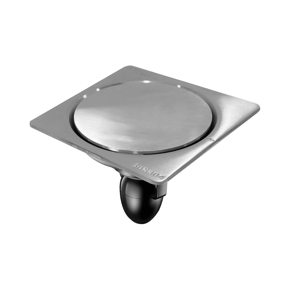 Magdrain Sphere Floor Drain (Brushed)
